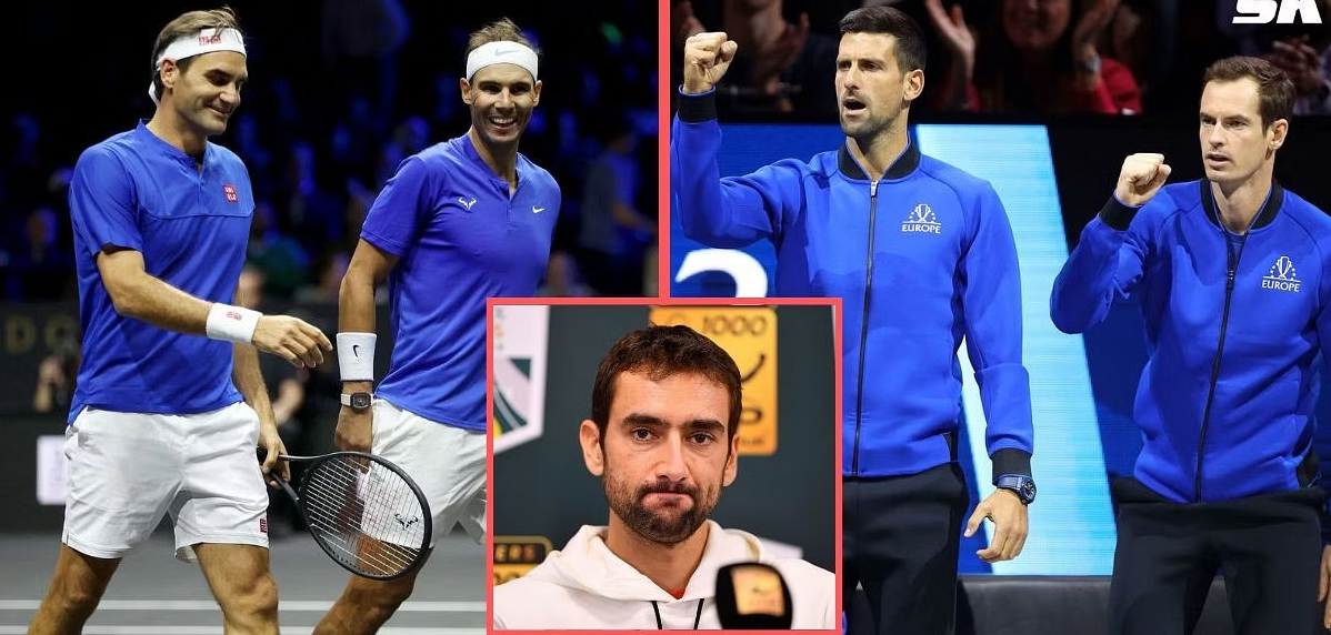 Rafael Nadal, Novak Djokovic, Roger Federer
