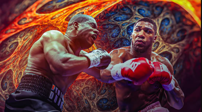 Anthony Joshua and Daniel Dubois 